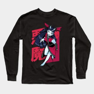 Demonic Anime Girl Long Sleeve T-Shirt